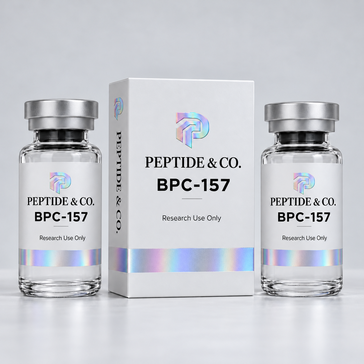 Peptide & Co. BPC-157 concept packaging