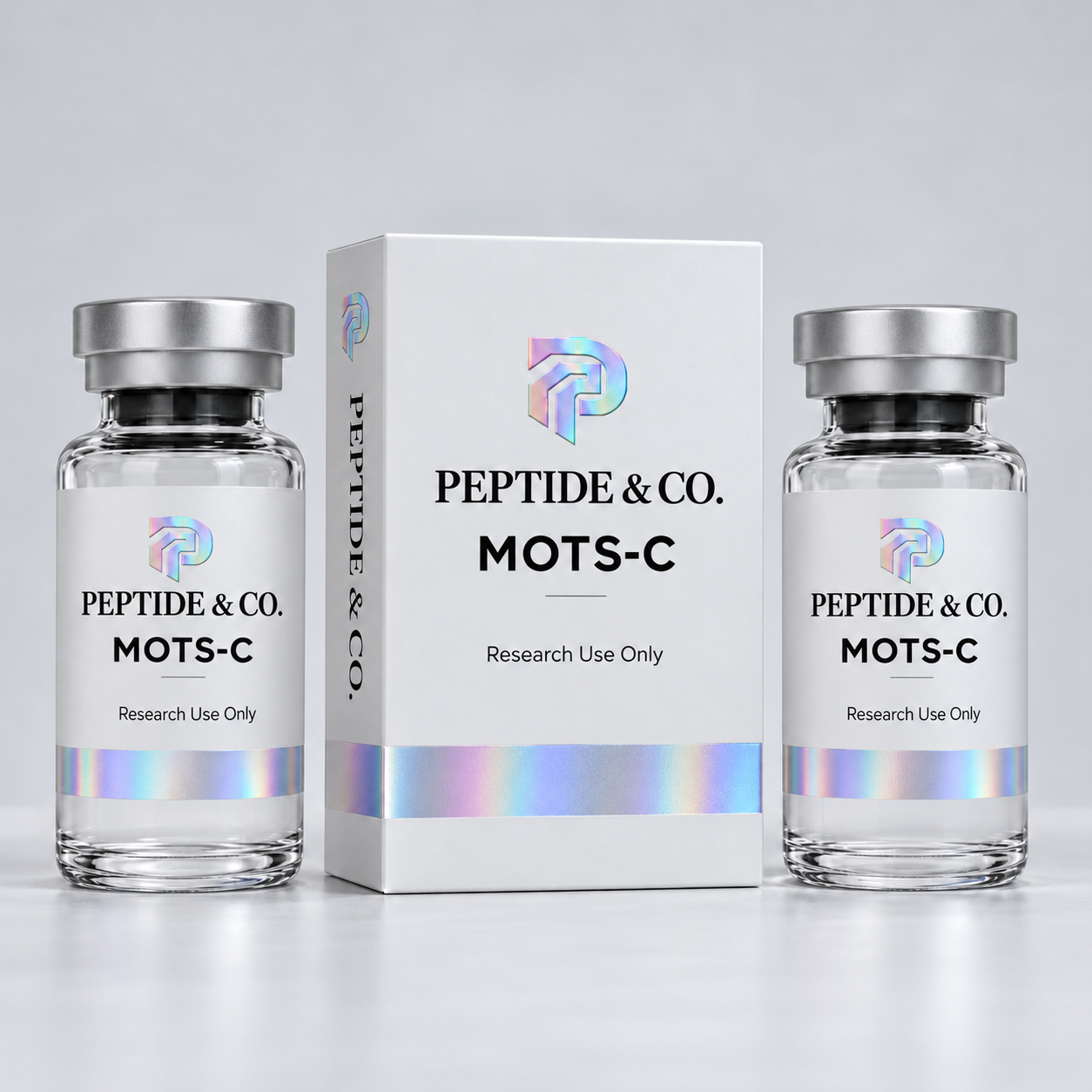 Peptide & Co. MOTS-C concept packaging