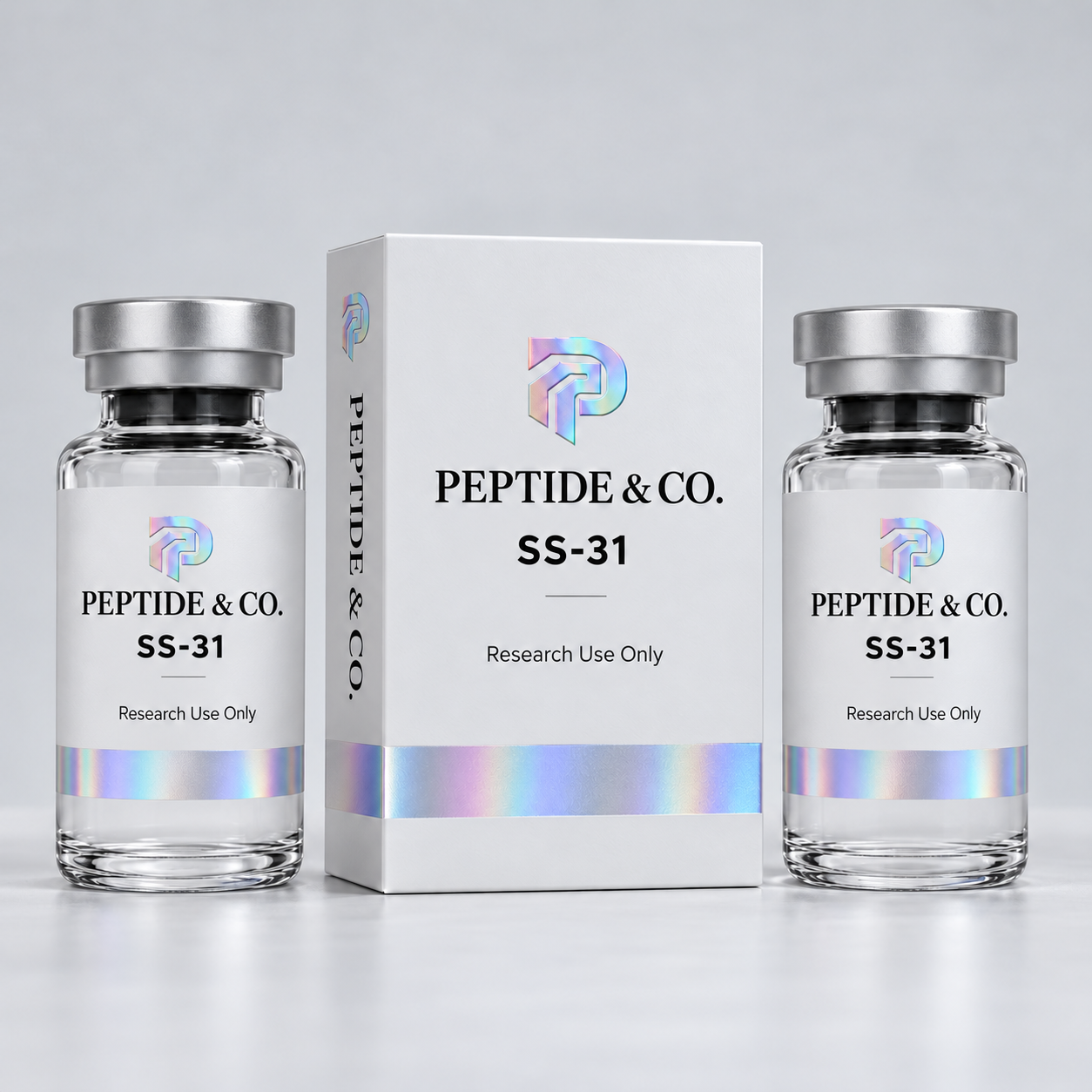 Peptide & Co. SS-31 concept packaging